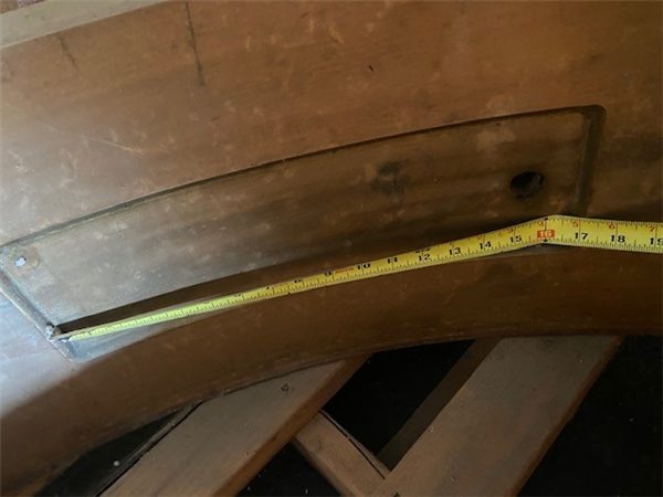 Spare Unused Trunnion Bearing Bronze Bushing For 22' D. X 7' L Sag Mill)
